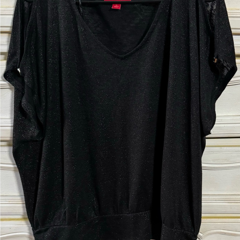 Jennifer Lopez Black Dolman Sleeve T-Shirt